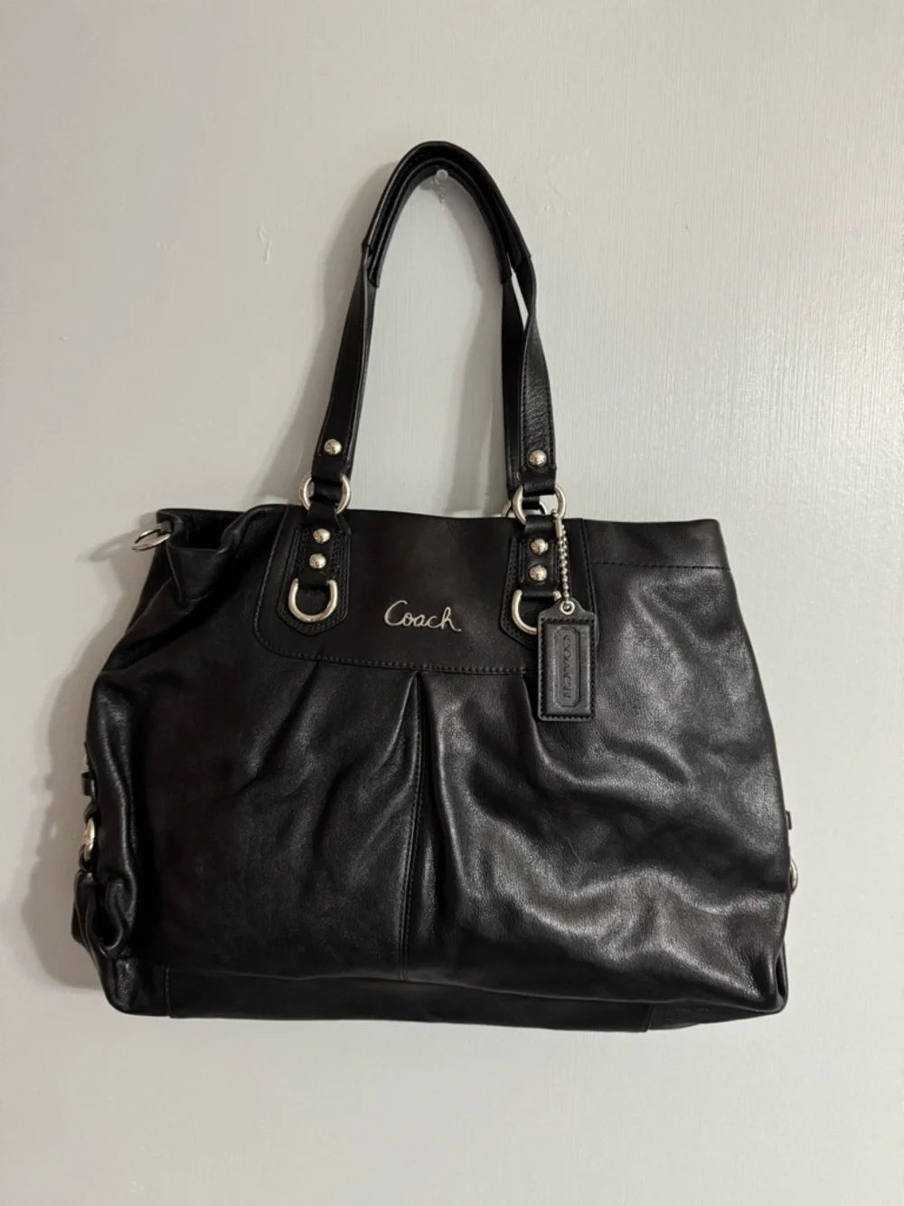 Coach Ashley Leather Satchel Carryall